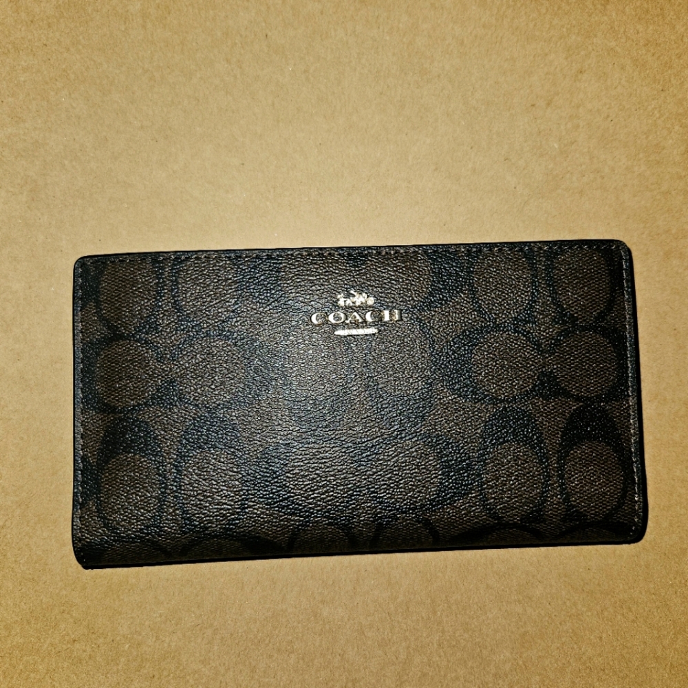 Coach Black and Brown Wallet